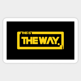 This is THE WAY Sticker